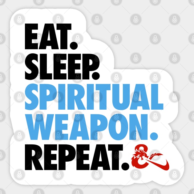 Spiritual Weapon - D&D Sticker by KidCrying